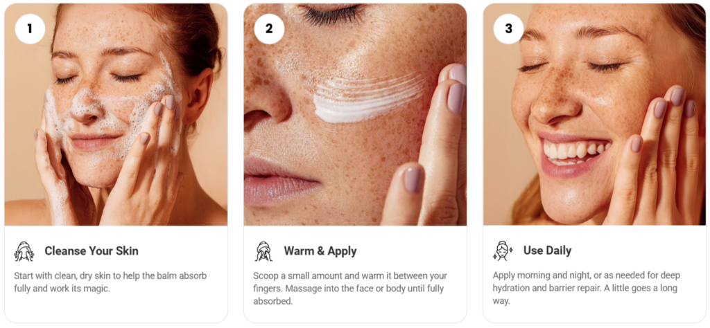 Wella Naturals Beef Tallow Balm How to use